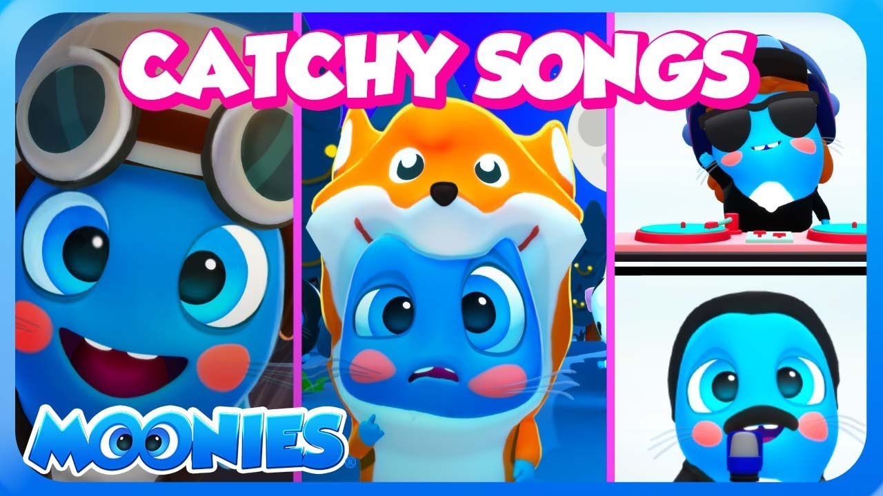 Catchy song! Our greatest hits for dancing ⭐️ Cute covers by The Moonies Official