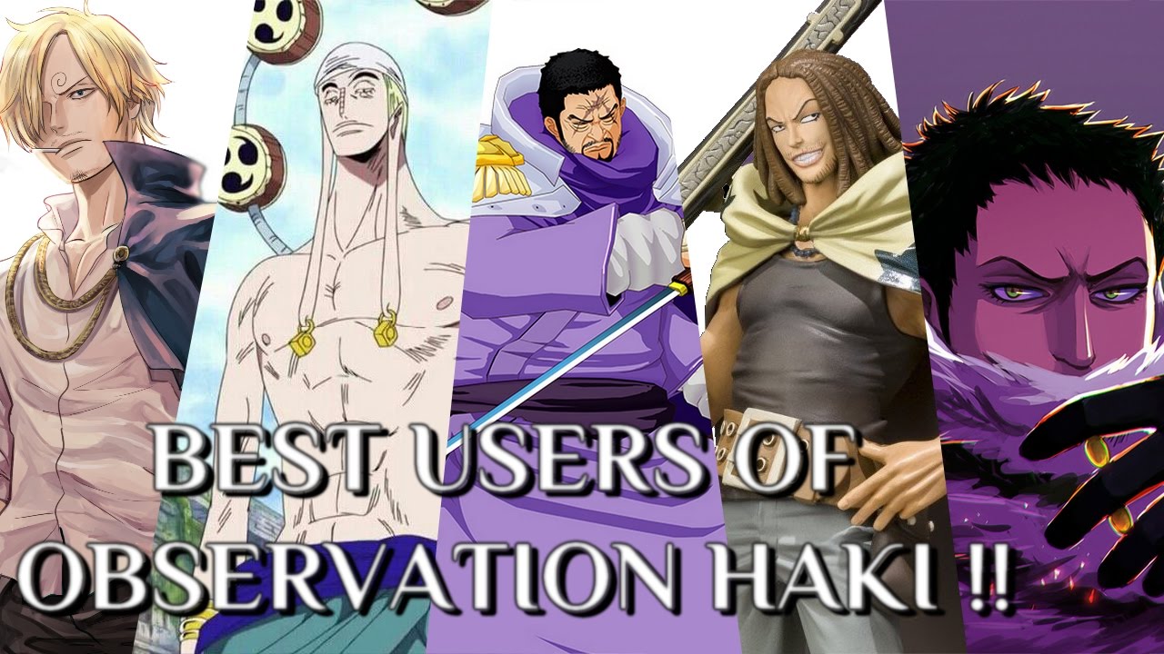 One Piece Top 10 Best Observation Haki Users | One Piece Chapter Manga - ワンピース