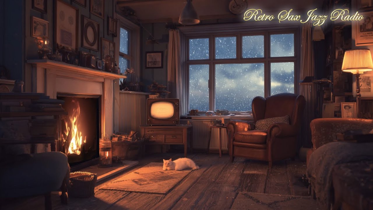 Snowy Night Saxophone Jazz – Vintage Jazz Oldies for Relax, Sleep & Cozy Winter Mood