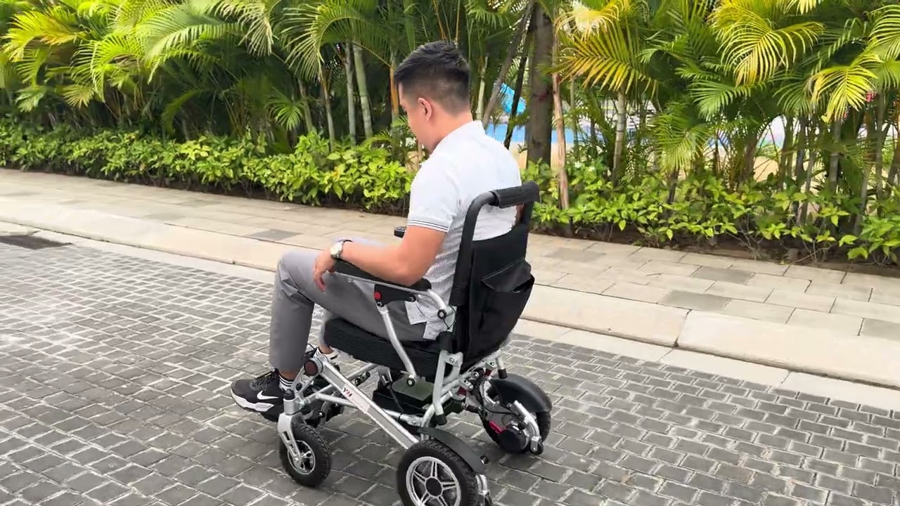 Giới thiệu phiên bản xe lăn điện siêu nhẹ MẠNH PHÁT -MP-08 ! Xe nặng 20kg