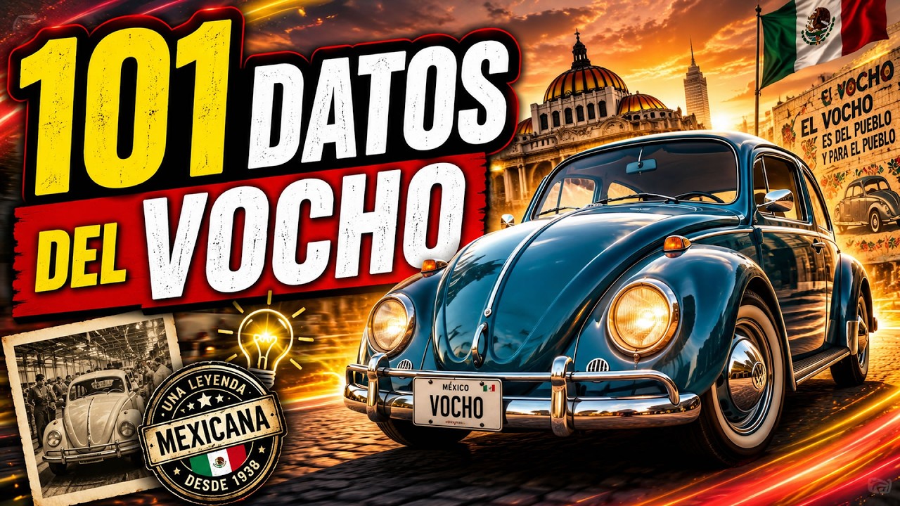 🐞 101 Datos Increíbles del Vocho 🚗  Curiosidades que NO sabías del Volkswagen Beetle