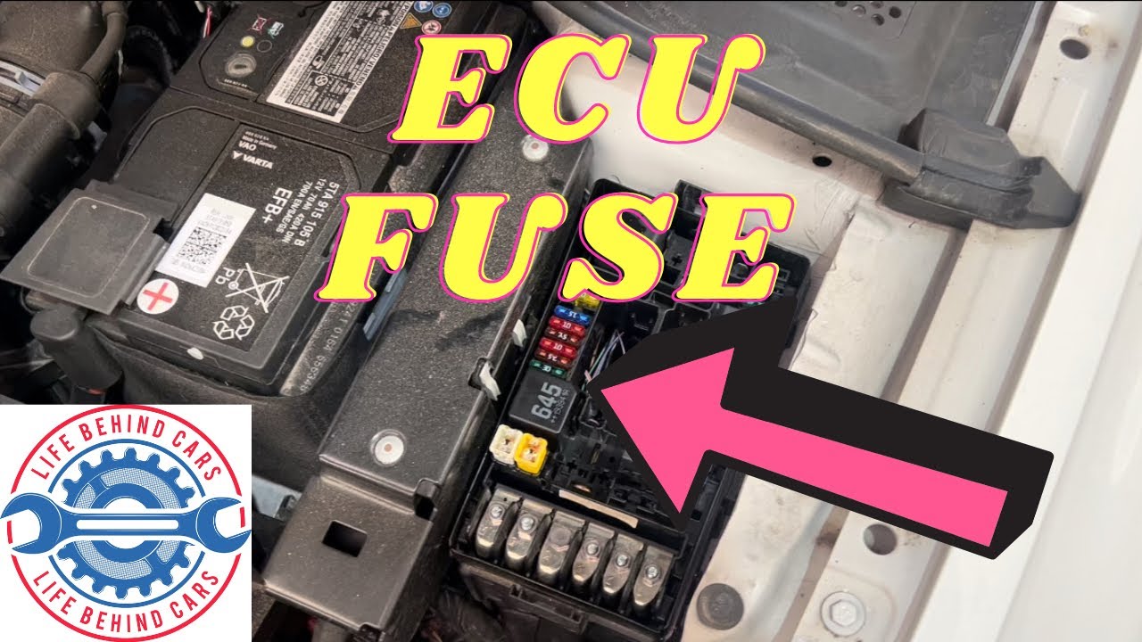VW Golf 2020 Diesel ECU Fuse Location