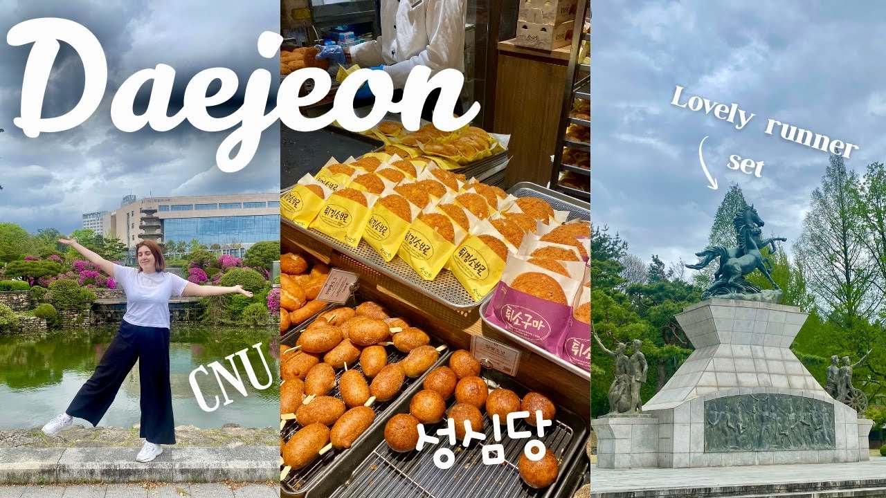 Daejeon 1-Day Trip 🇰🇷 (Failed)  Sungsimdang Bakery and Exploring Chungnam National University