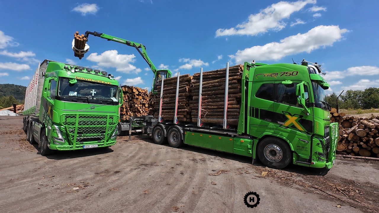 Volvo FH 750 с удобным гидравлическим рычагом