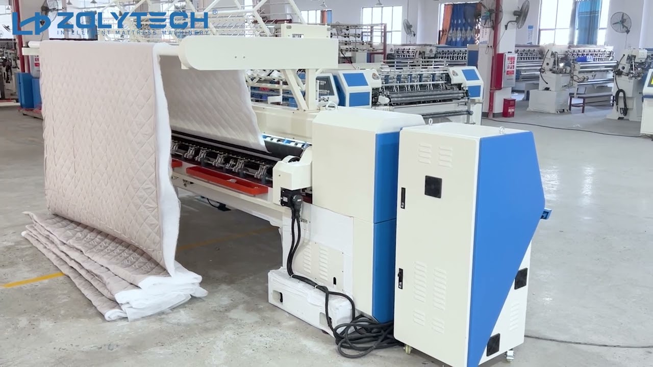 ZLT-YS-128 Computerized Lock Stitch Multi-needle Quilting Machine / Queen Size Comforters