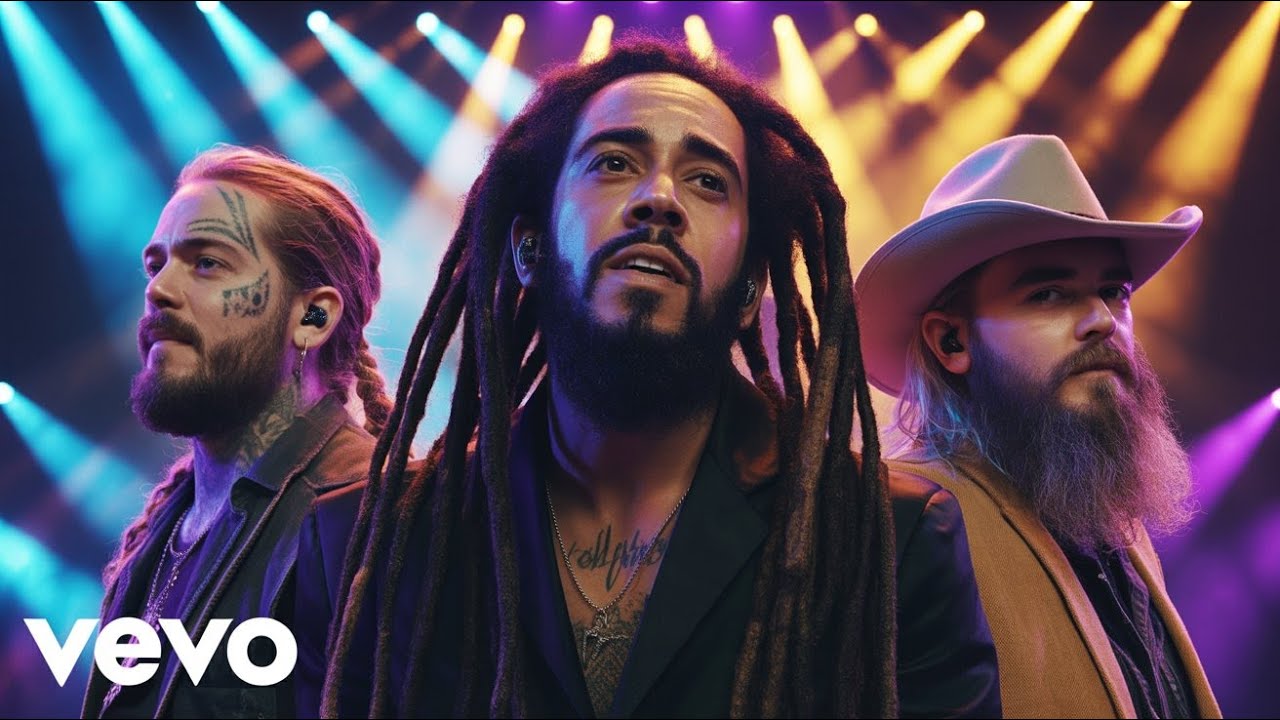 Damian Marley ft Post Malone ft Chris Stapleton - Big dreams (2026 Ai Music video)