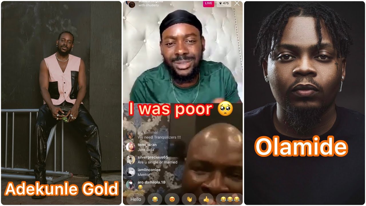 Adekunle Gold talks about his struggle before he became famous, his relationship with Olamide
