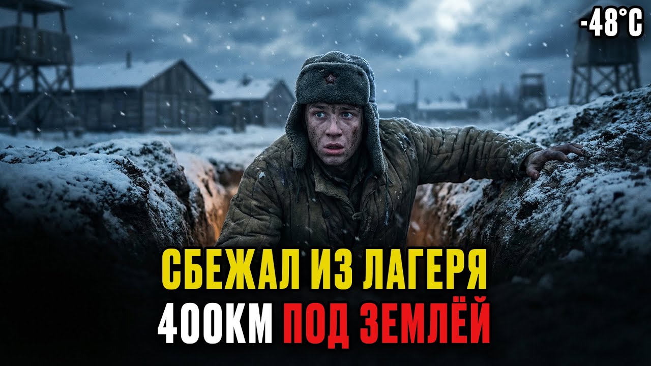 В 19 ЛЕТ ПРОКОПАЛ ТОННЕЛЬ ИЗ ЛАГЕРЯ СМЕРТИ: 400 КМ ПО СИБИРИ ЗИМОЙ — КОНВОЙ НАШЁЛ ПУСТУЮ ШКОНКУ