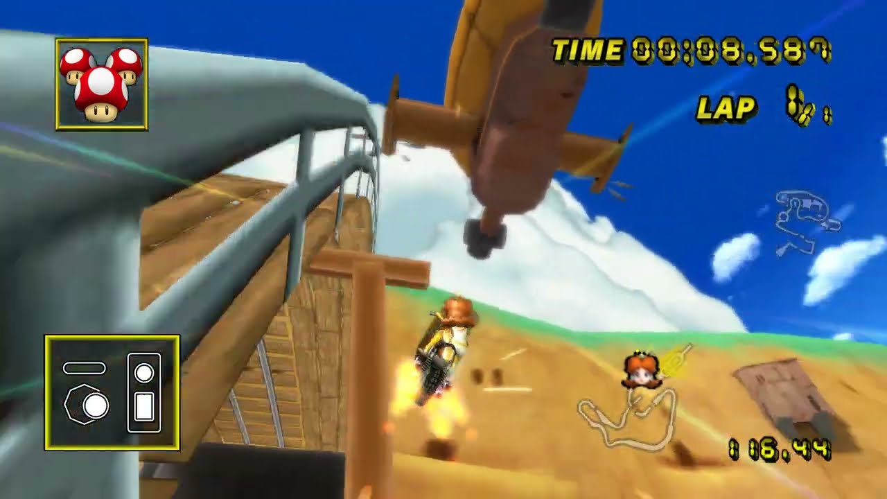 【CTGP 200cc WR】Castle in the Sky (Glitch) - 1:05.388 - dwt98