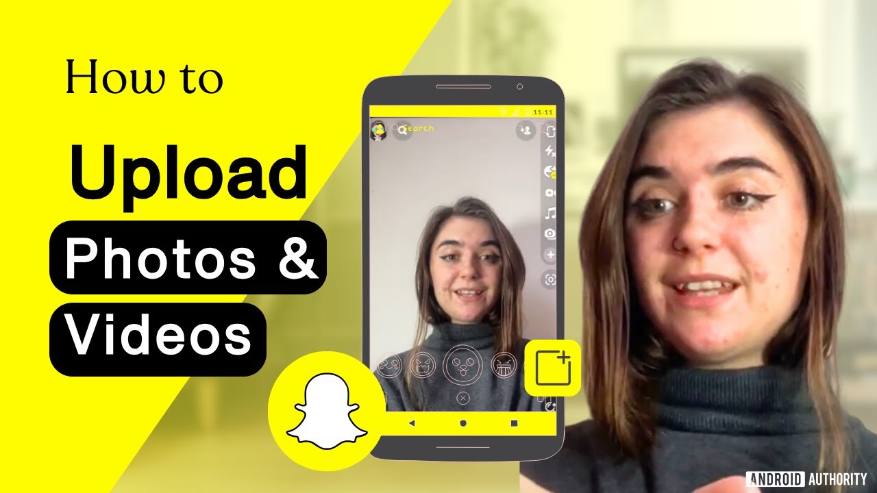 How to upload photos from you camera roll to Snapchat