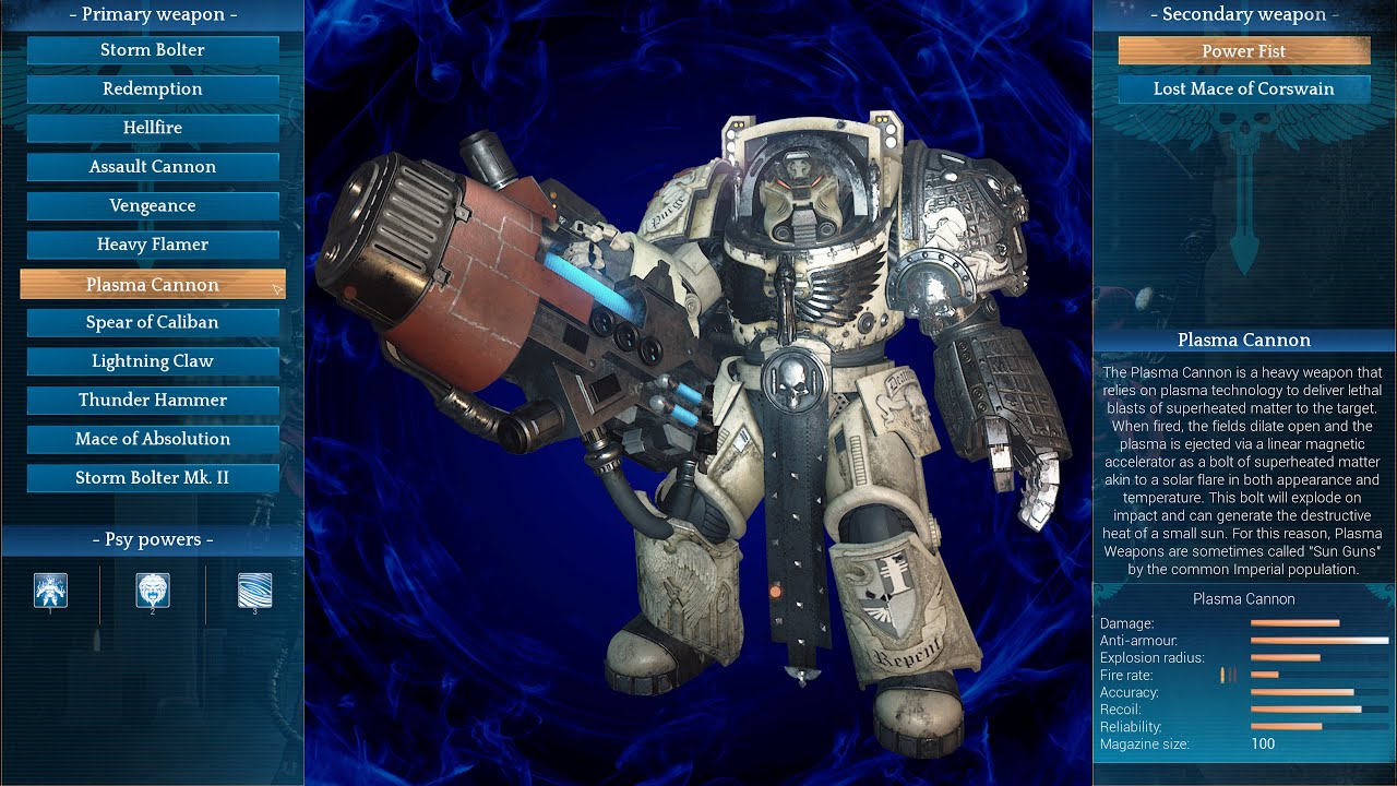 Space Hulk Deathwing (All Weapons)