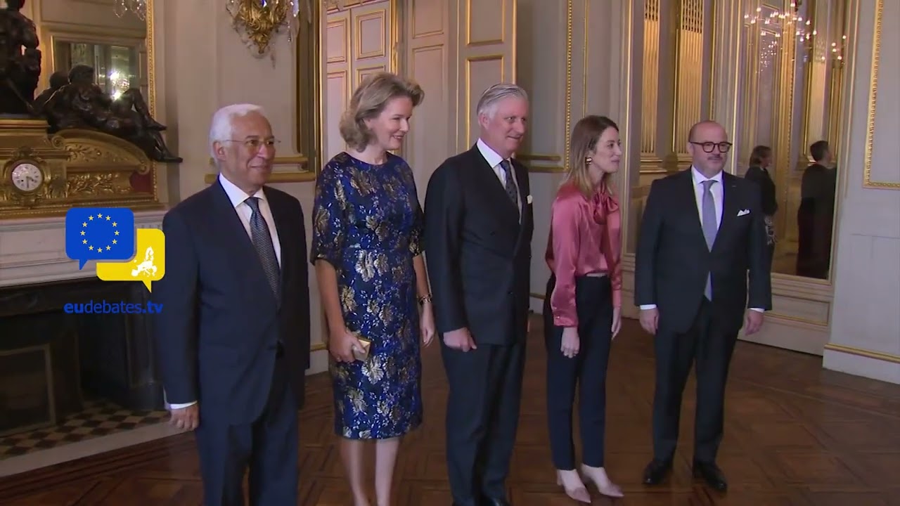 Inside the Luxurious Royal Palace of Brussels King Philippe and Queen Mathilde welcomed EU Leaders