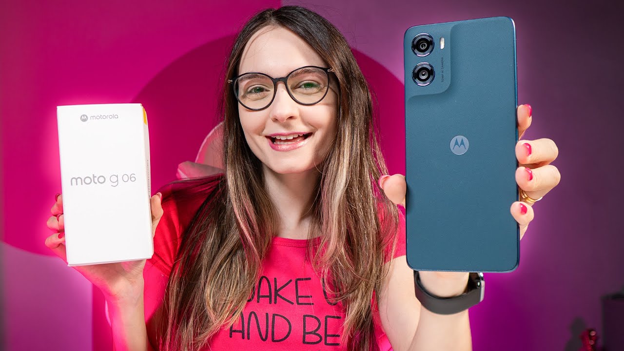 Moto G06 - O NOVO celular BARATO da MOTOROLA é BOM mesmo? Primeiras Impressões!