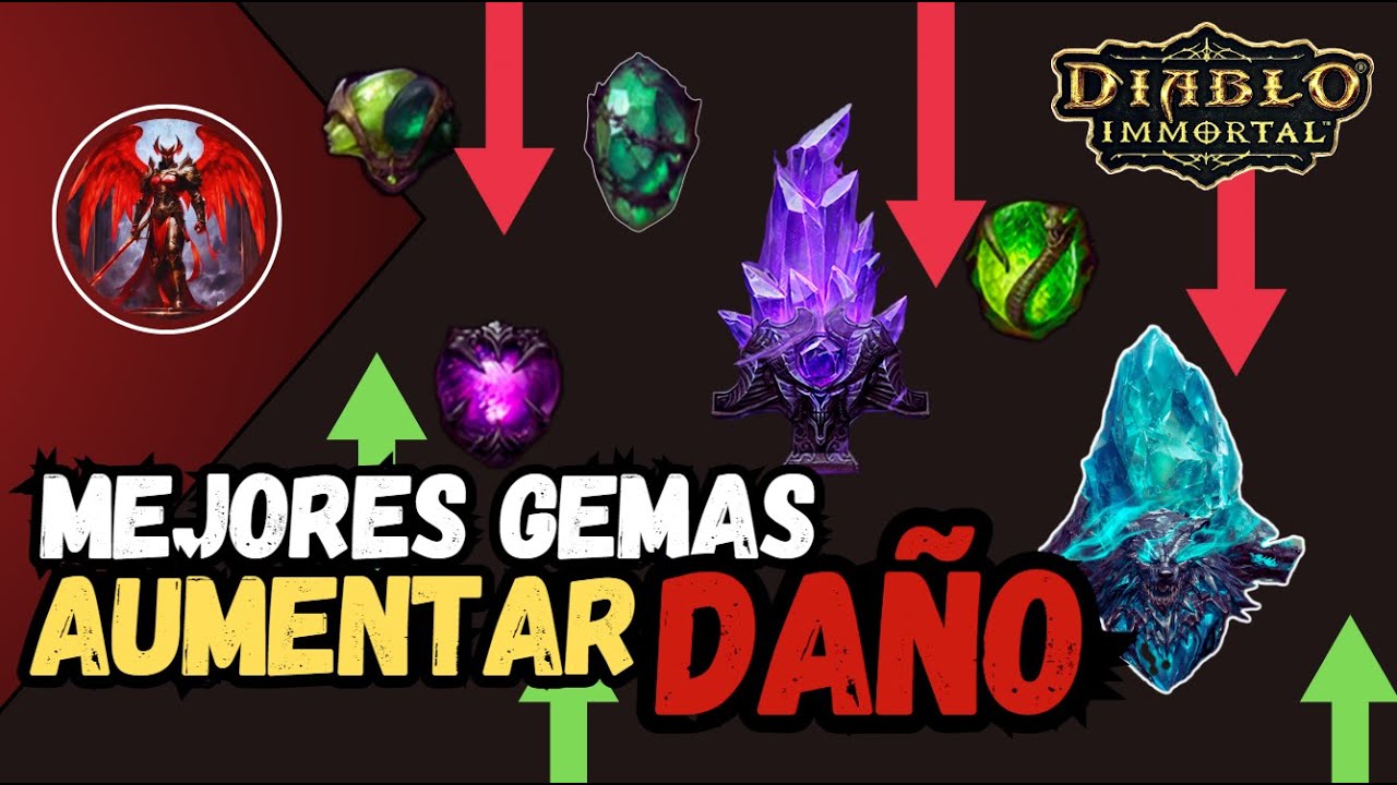 Estas son las 8 GEMAS LEGENDARIAS que MÁS DAÑO AUMENTAN en Diablo Immortal