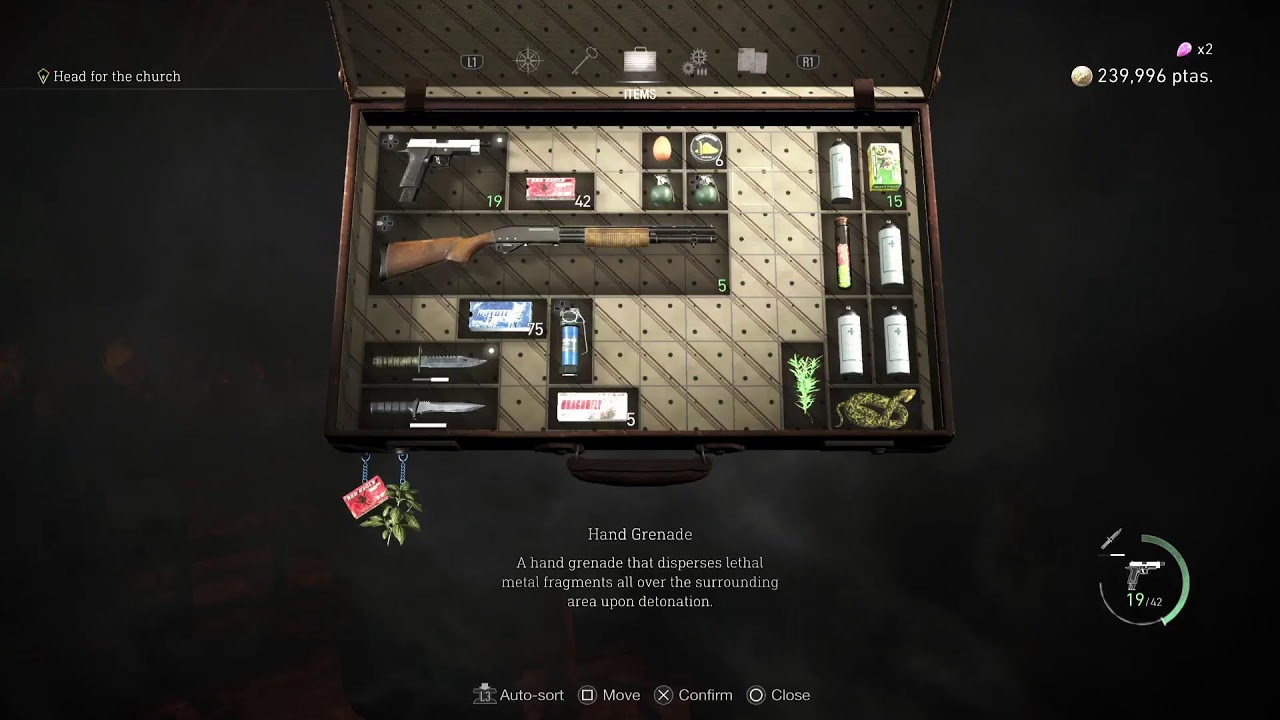 RE4 Remake No weapon upgrades New game hardcore difficulty