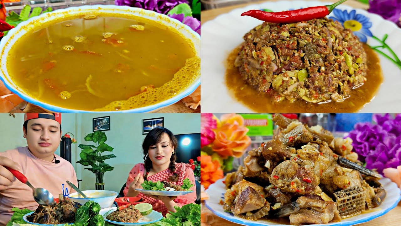 Umshit Ktung + Dohsniang Pashor 😋|| Dried Fish Stew 🐟|| Husband Wife♥️