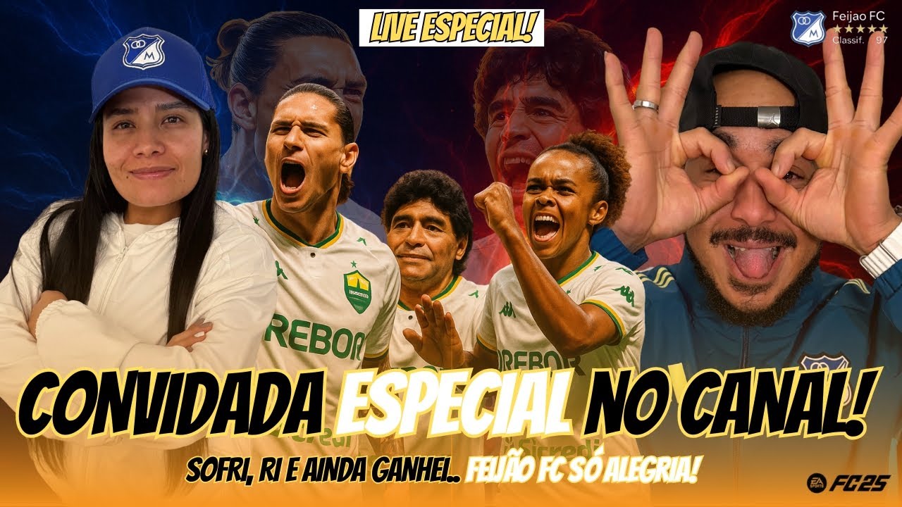 CHAMEI UMA CONVIDADA E DEU BOM DEMAIS! 😂⚽ | FEIJÃO FC