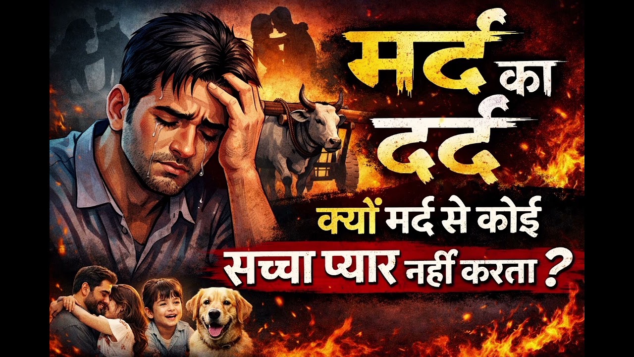 “मर्द का दर्द:कुत्तों, बच्चों और औरतों से तो बिना शर्त प्यार होता है…पर मर्द से क्यों नहीं?”