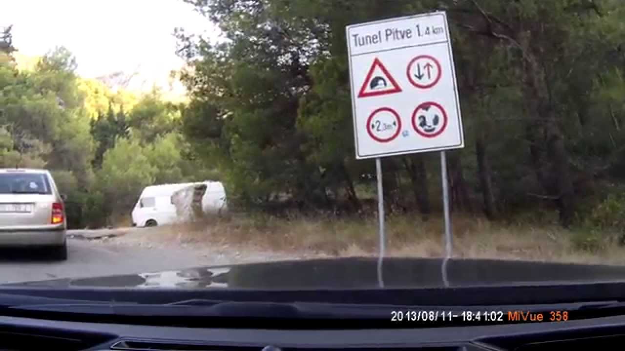 ISLAND HVAR, CROATIA 2013-road from Pitve to Ivan Dolac