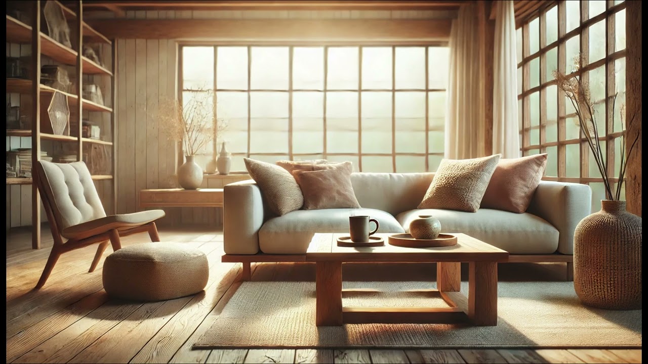 Relaxing Piano & String Music for Relaxation and Focus | Cozy Living Room Ambiance ☕
