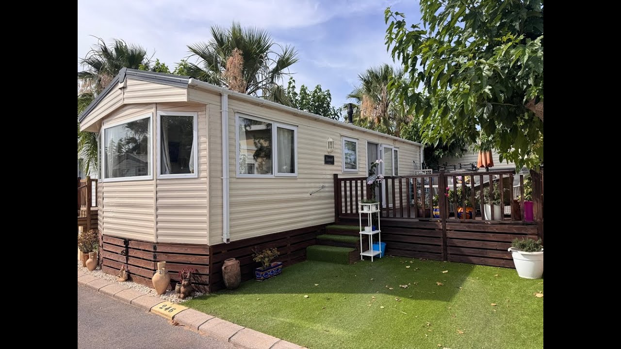 Delta Ascot Mobile Home For Sale On Camping Almafra Campsite In Benidorm - £80,000
