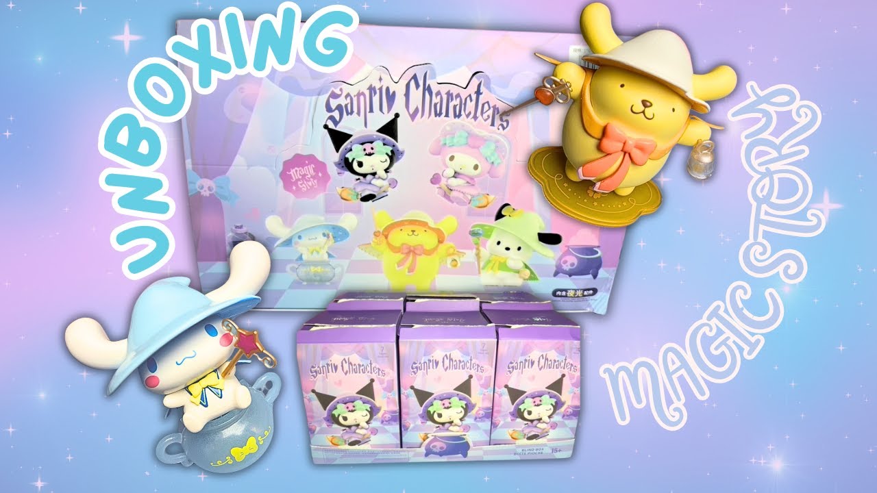 Sanrio Blindboxes but Make it Halloween 🧙🏻🎃 │Sanrio - Magic Story FULL SET