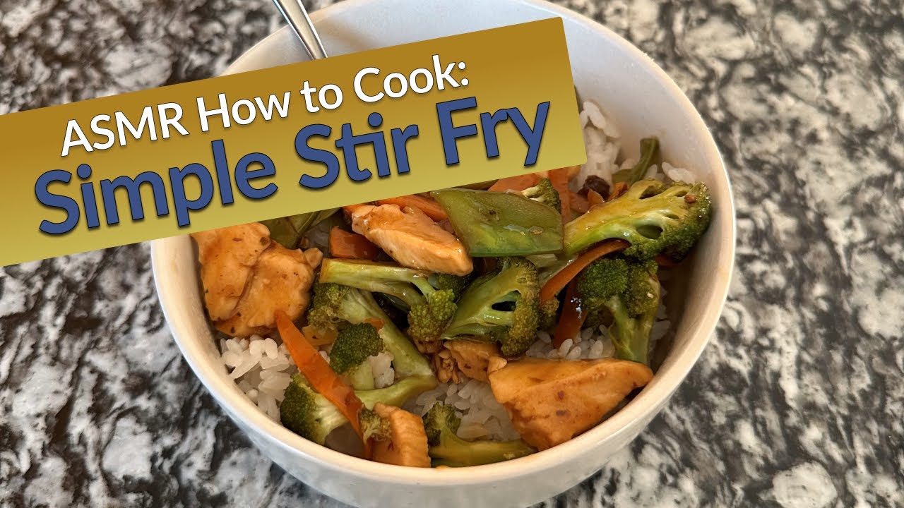 Simple Chicken and Veggies Stir Fry | ASMR Cooking