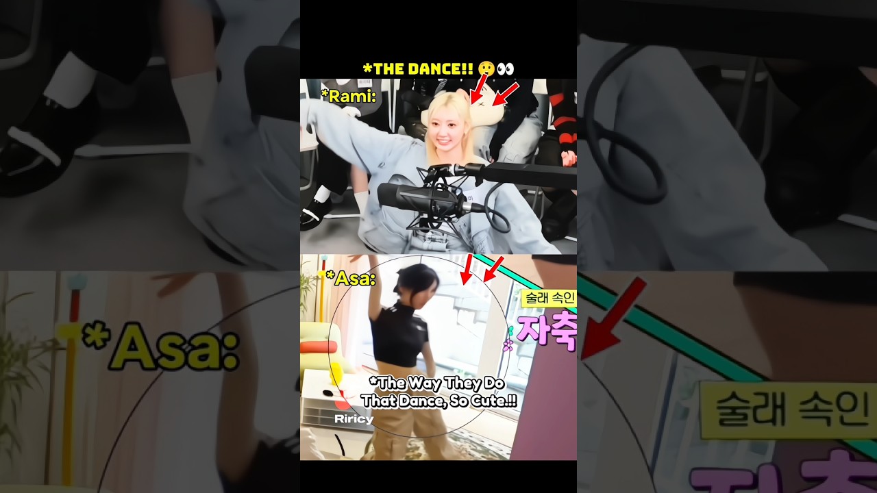 Asa and Rami Dance With Same Moves,Different Times.😮✨️ #babymonster #베이비몬스터 #asa #rami #fypシ #shorts