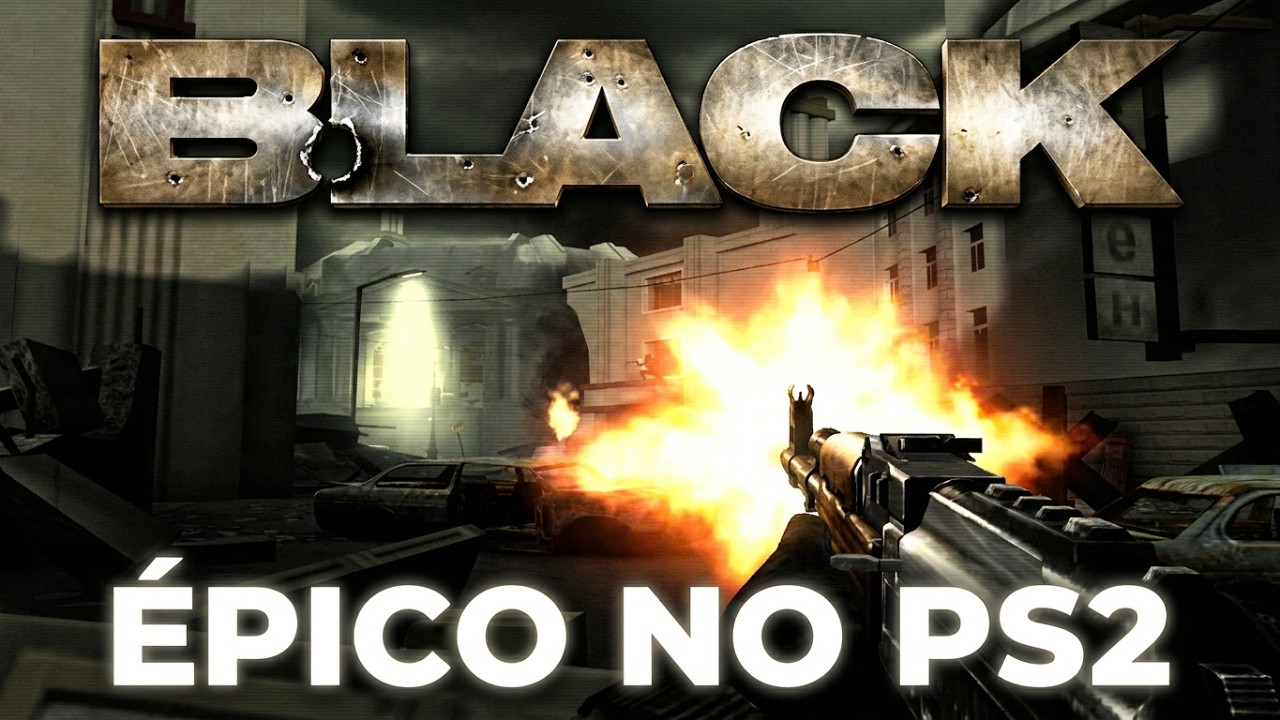 BLACK PS2 – O FPS MAIS EXPLOSIVO DO PLAYSTATION 2 | Retro & Action