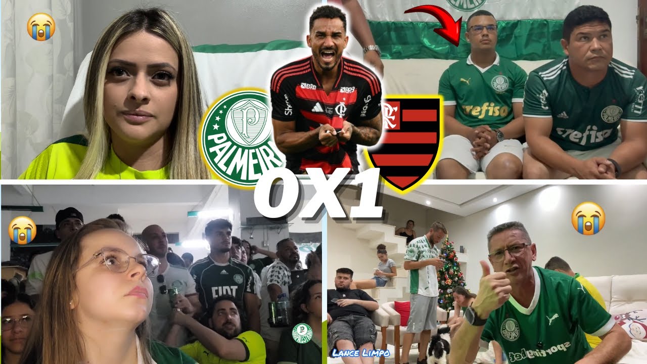 REA&Ccedil;&Otilde;ES DOS PALMEIRENSES | PALMEIRAS 0 X 1 FLAMENGO | FINAL LIBERTADORES 2025- VAMOS RIR KKKK
