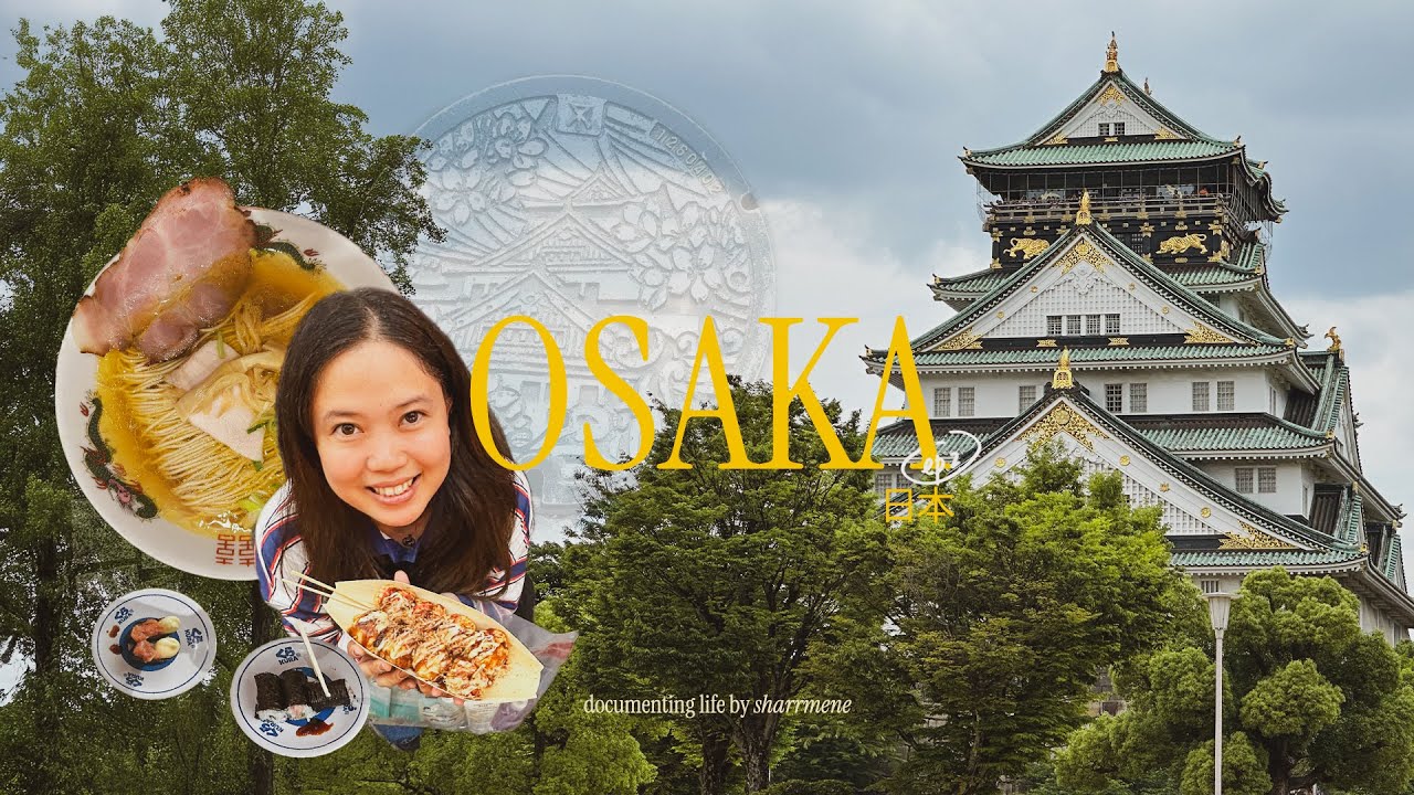 first time in osaka🚦universal studios, expo, osaka castle & dotonbori (japan travel vlog ep. 2)