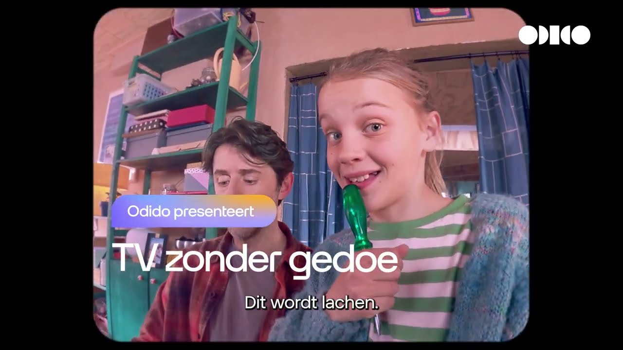 Geen kabels, geen gedoe met de TV app van Odido.