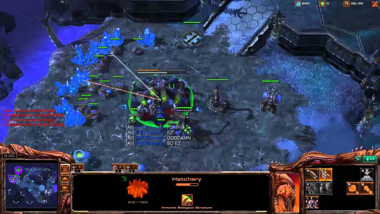 ROOTDestiny (Z) vs. CombatEX (P) [Game 3] - Starcraft 2