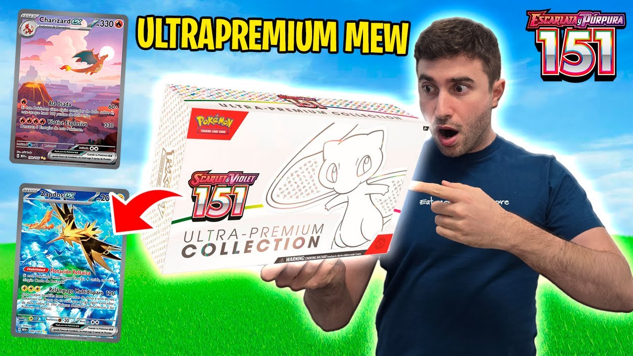 Apertura UltraPremium de Mew | Cartas Pokémon 151