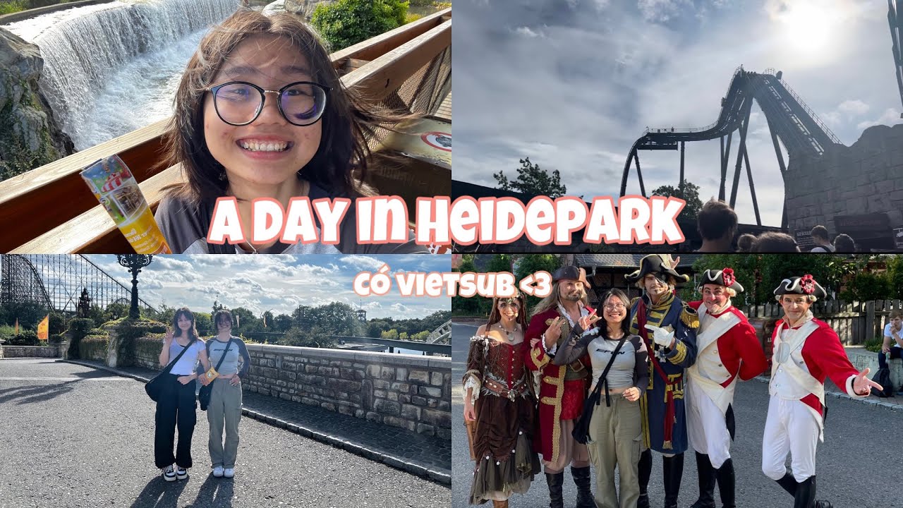 [ ở Đức ] Ein Tag in Heidepark - một ngày đi chơi cùng tui nhé