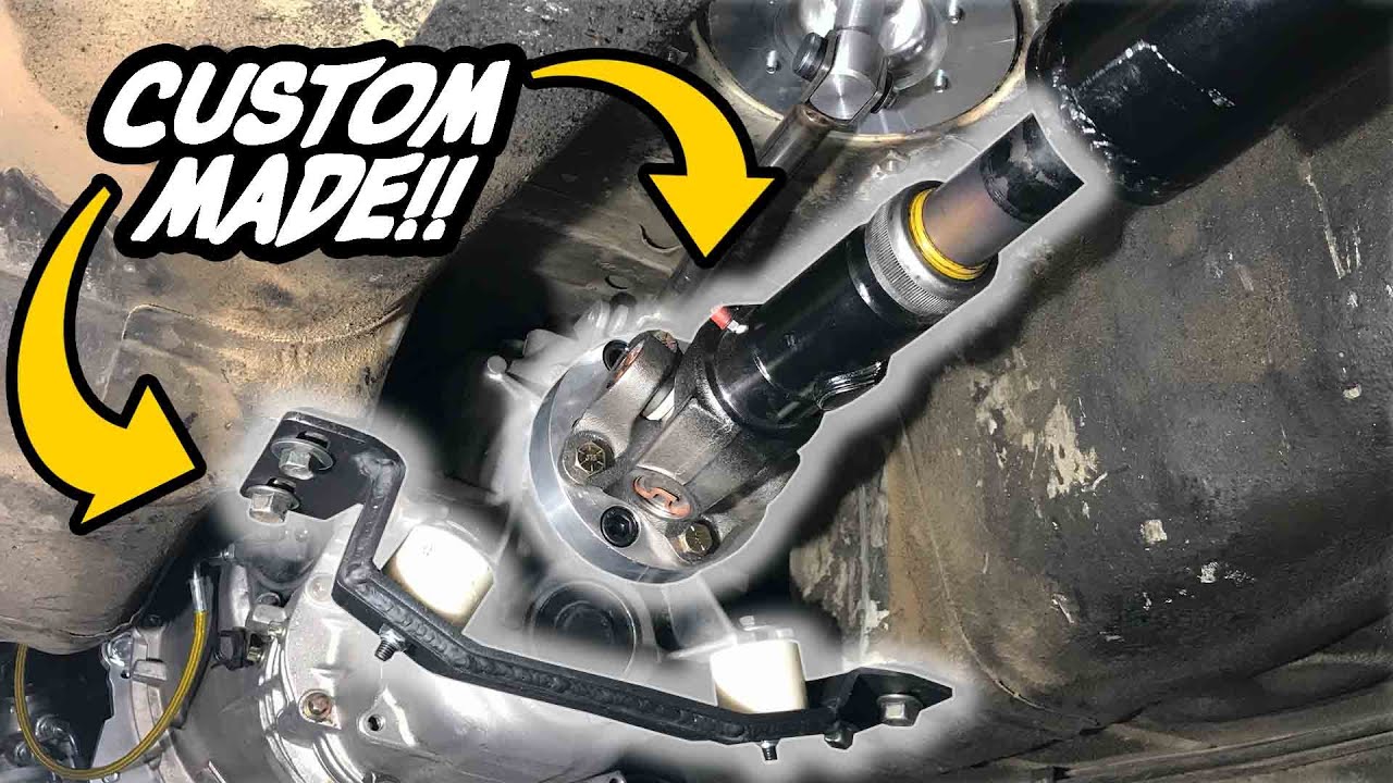 1JZ S13 - Custom ZF5 Trans Mount and Driveshaft + Short Shifter