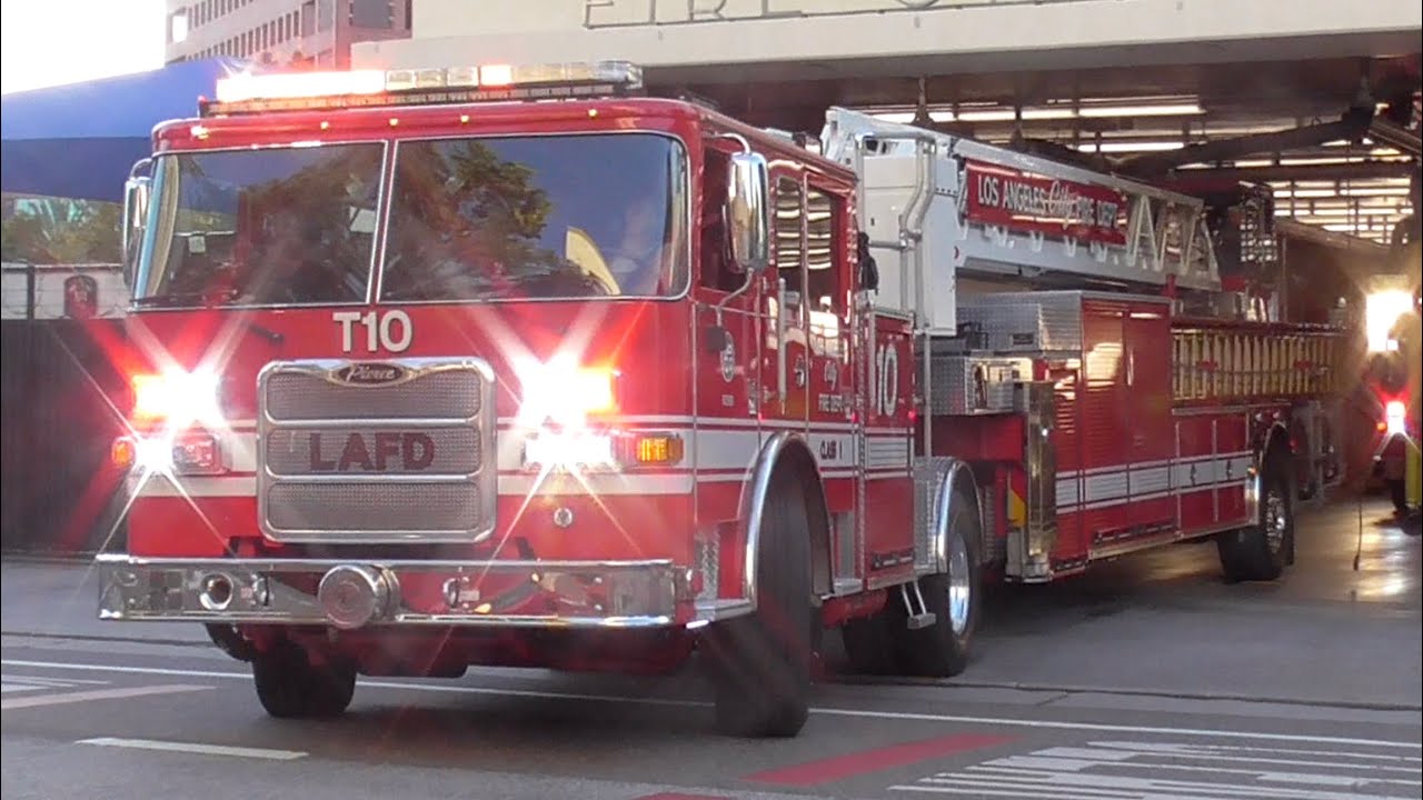 LAFD Light Force 10 Responding 5/8/2025