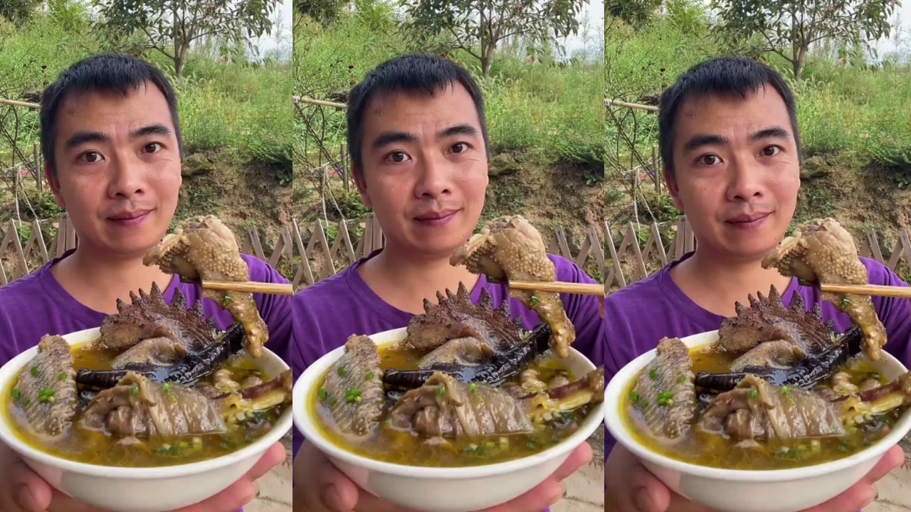 Village Life Satisfying Eating Chicken Soup | Traditional Rural Food Home Cooking Show