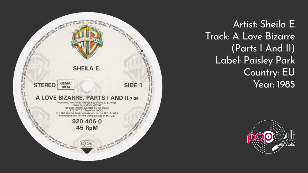 Sheila E - A Love Bizarre (Parts I And II)