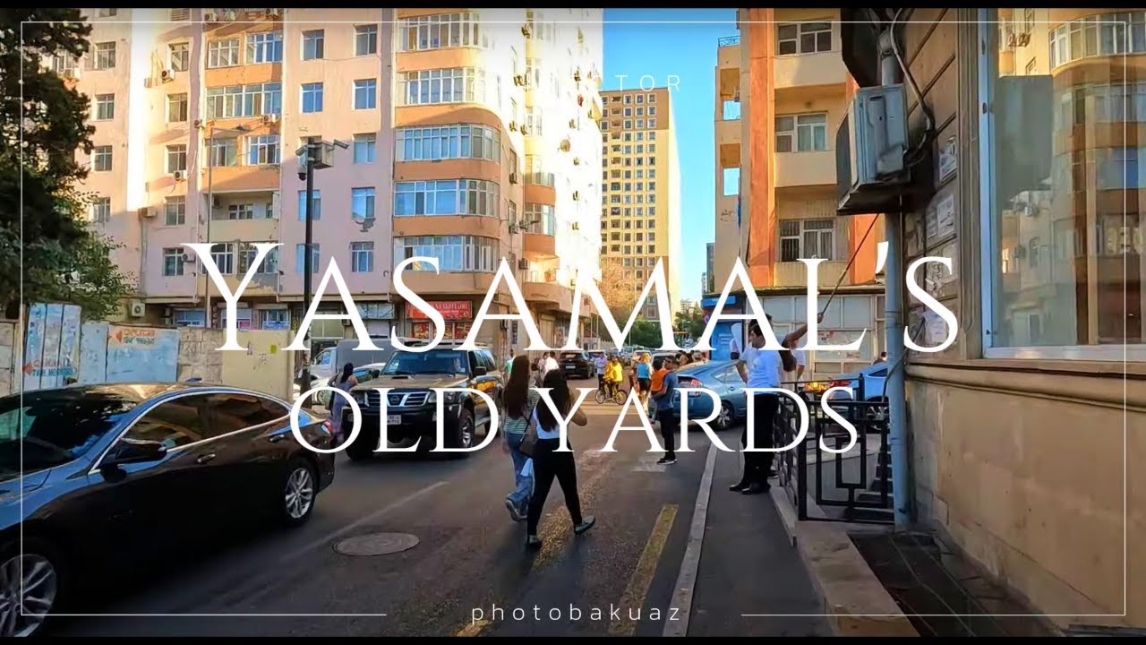 [4K] Discover the hidden secrets of Yasamal's enchanting old yards/ Baku, 2023
