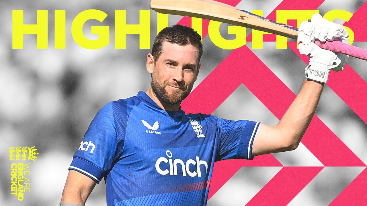 Dawid Malan Stars with 127 | Highlights - England v New Zealand | 4th Men's Metro Bank ODI 2023