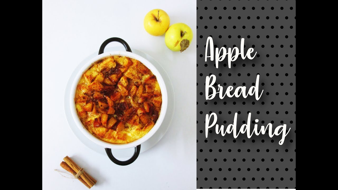 #Apple Custard Bread Pudding | Apple Bread Pudding