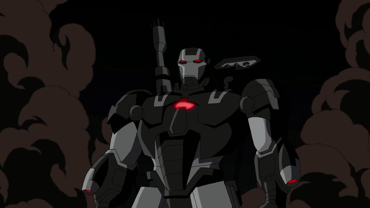 War Machine (James Rhodes) - Powers and Fights from The Avengers: Earth's Mightiest Heroes