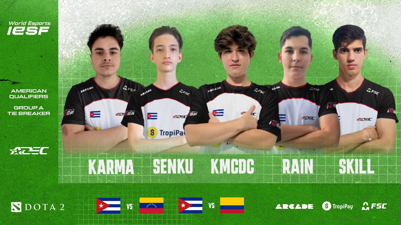 DOTA 2- Cuba Vs Colombia -Fase Grupos | IESF CLASIFICATORIA REGIONAL AMERICA A 2025 - TIEBRAKER