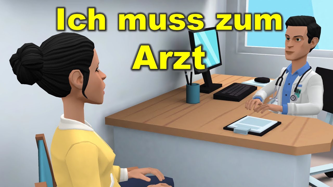 учить немецкий | Ich bin krank, ich muss zum  Arzt 👨‍⚕️