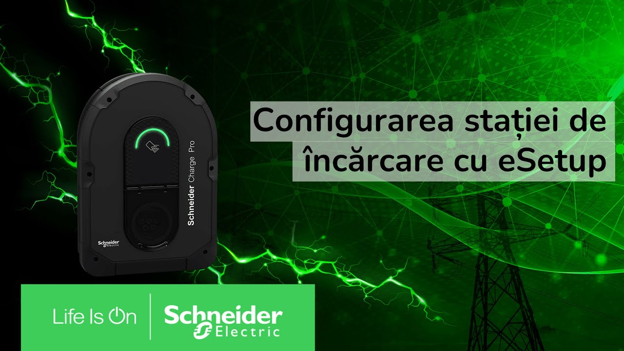 Schneider Charge Pro: comisionare rapidă cu eSetup | Schneider Electric