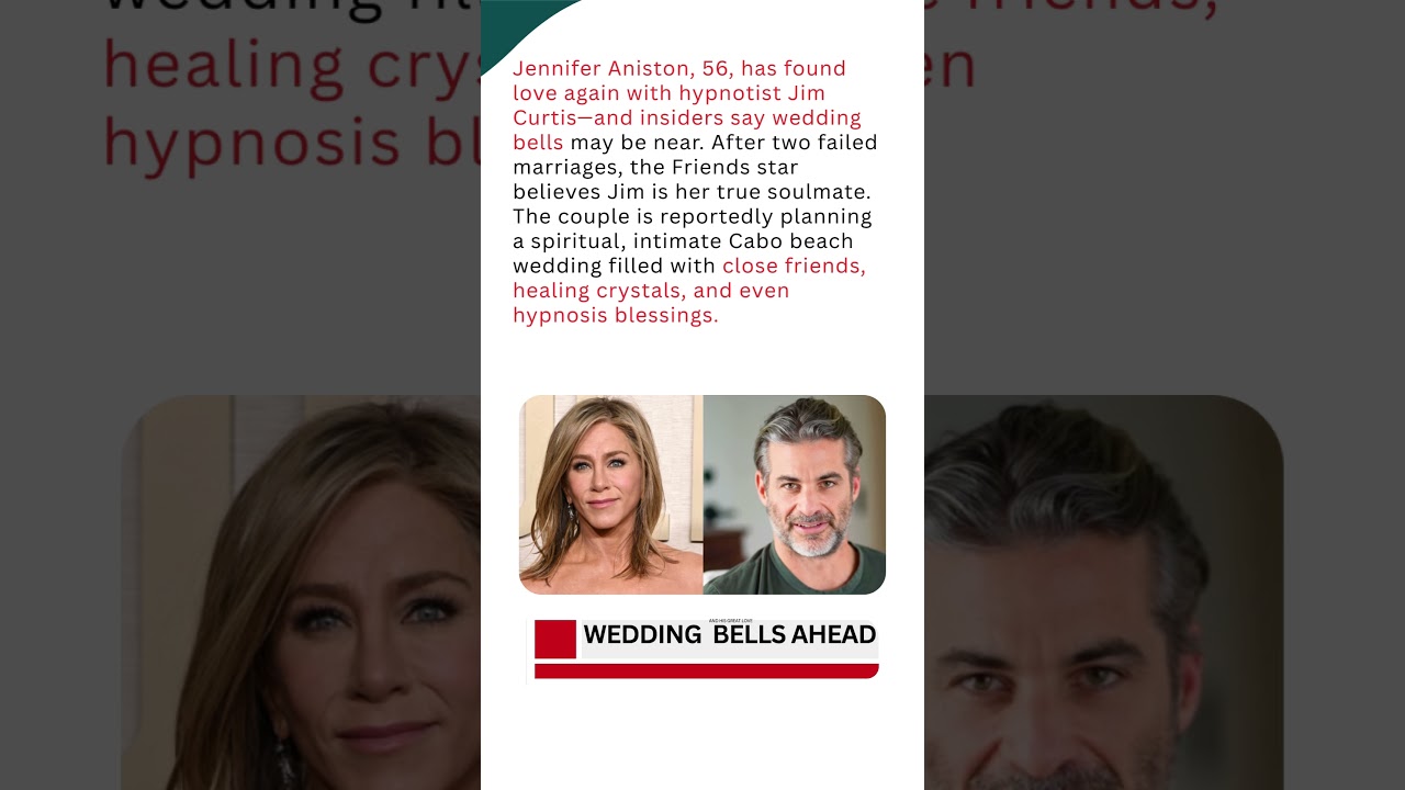 Jennifer Aniston Plans Spiritual Cabo Wedding With New Love Jim Curtis After Finding Her Soulmate