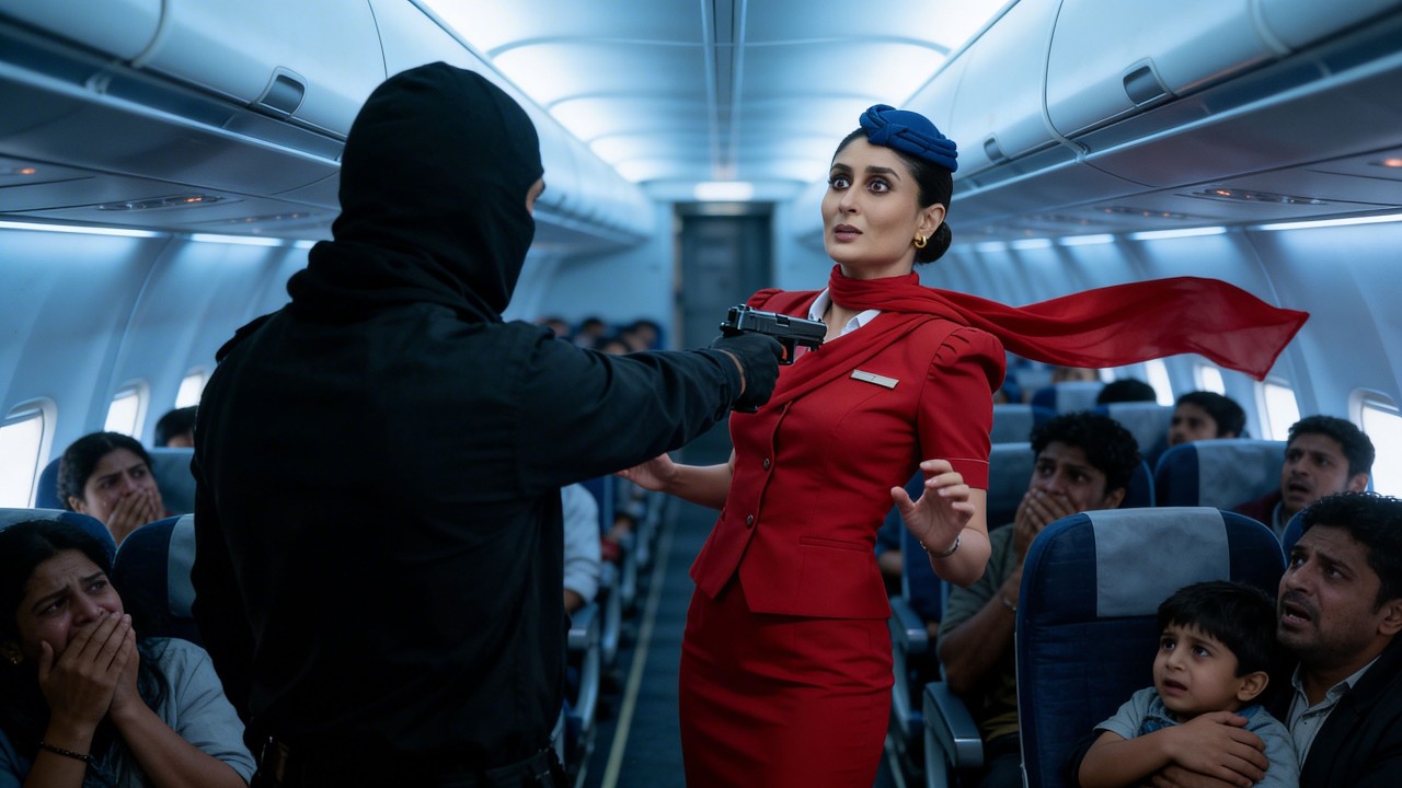 Flight Attendant Plans to Steal a $2 Million Diamond, But the Plane Suddenly Gets Hijacked