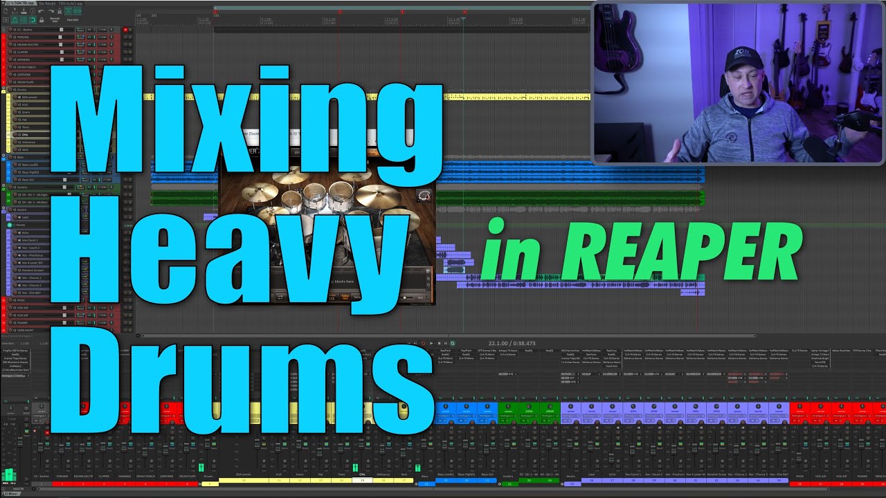 Mixing Stuff: Mixing Hard Rock/Metal EZDrummer2 Drums in REAPER