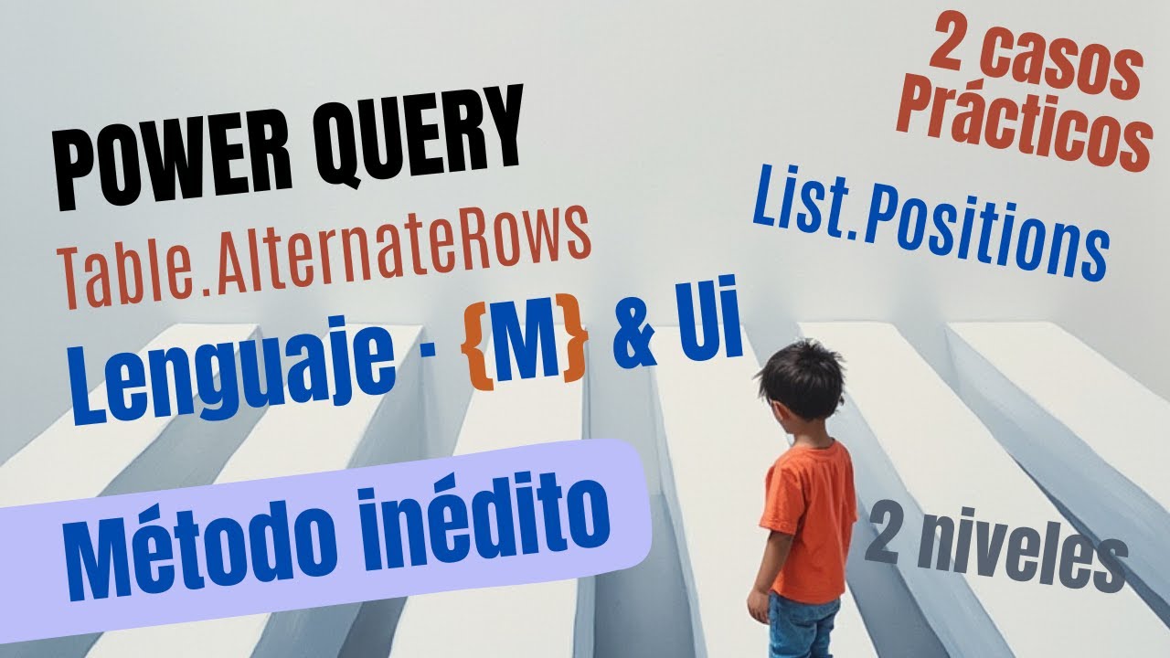 Power Query · Desplaza Filas a columnas · Te va a sorprender !!!